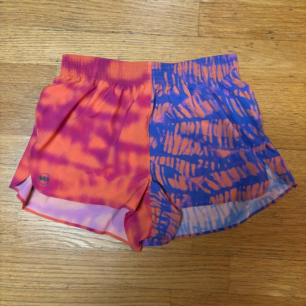 Janji AFO Split Outdoor Trail Running Gorpcore Gym Activewear Tie Dye Shorts XS